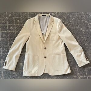 Murano Linen Sportscoat Men’s Medium Slim Fit Champagne